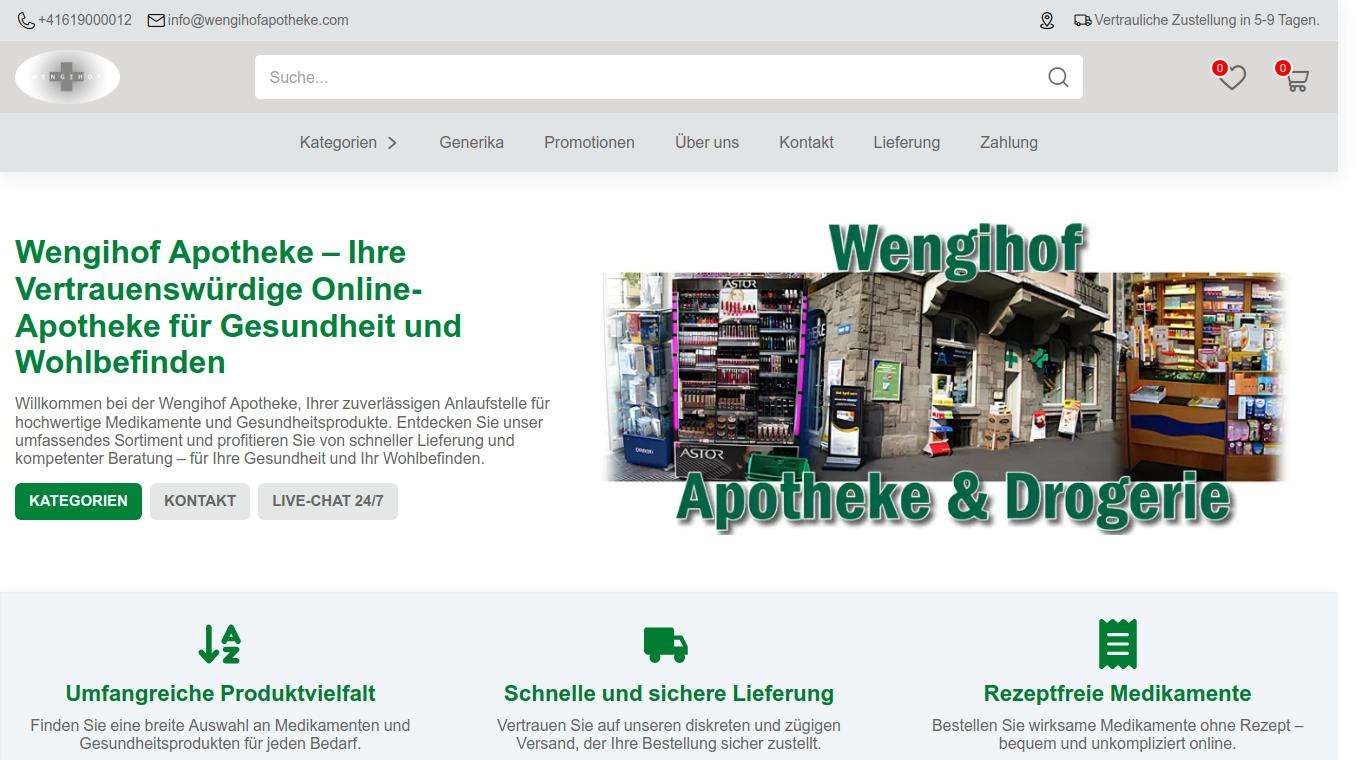 Wie funktioniert der OTC-Medikamenten-Lieferservice der Wengihof Apotheke in der Schweiz? Wie funktioniert der OTC-Medikamenten-Lieferservice der Wengihof Apotheke in der Schweiz?